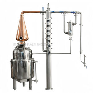 YSCT-B3 300l 500l 1000LHigh Quality Durable Vodka Alcohol Distiller Bright Silver Rose Red Moonlight Distiller