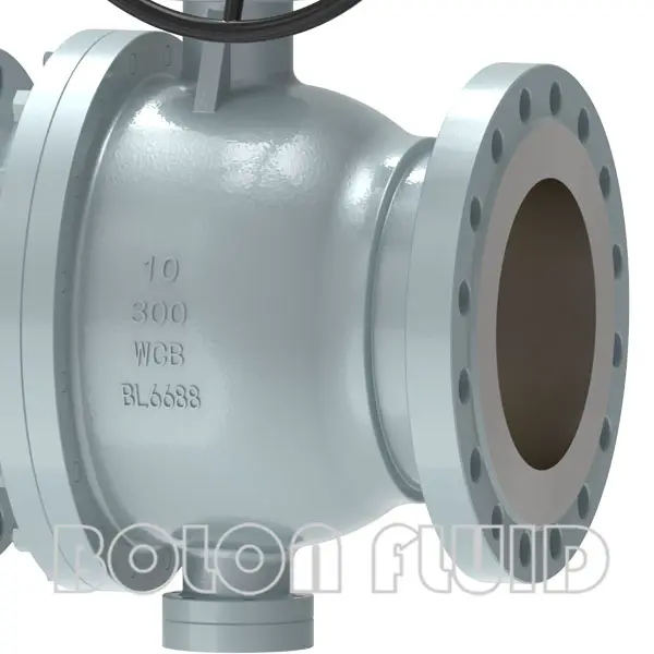A216 WCB Cast Steel Trunnion Mounted Ball Valve