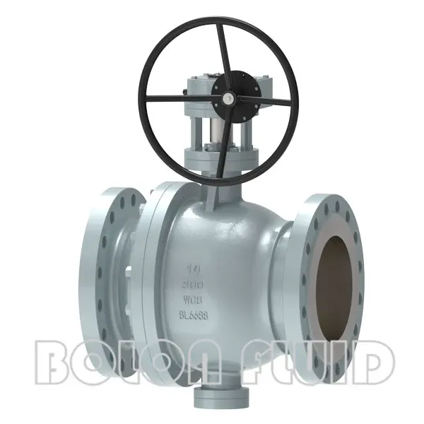 A216 WCB Cast Steel Trunnion Mounted Ball Valve - 图片 2