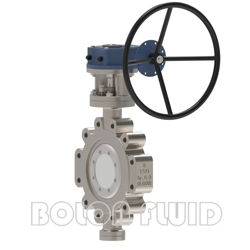 API Standard B367 Gr.C-2 Lugged Titanium Butterfly Valve