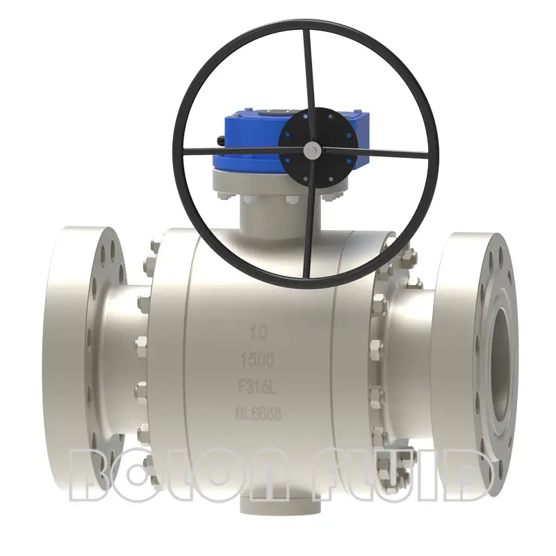 Forged Stainless Steel A182 F316L Trunnion Mounted Ball Valve
