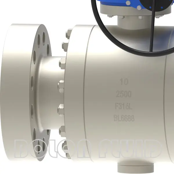 Forged Stainless Steel A182 F316L Trunnion Mounted Ball Valve - 图片 2