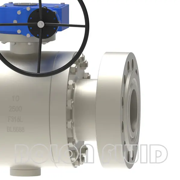Forged Stainless Steel A182 F316L Trunnion Mounted Ball Valve - 图片 3