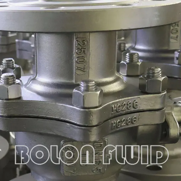 Super Duplex Steel S32750 A995 5A 2507 Floating Ball Valve - 图片 2